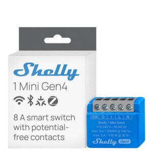 Shelly 1 Mini Gen4 - Interrupteur connecté 8A Matter