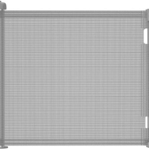 Barrière sécurité enfant rétractable 0-140 cm gris