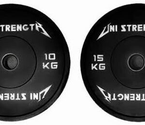 Disques Bumpers Olympique 50mm 100kg - UNI STRENGTH
