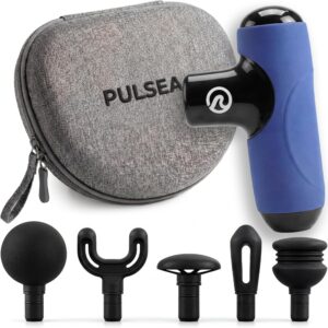 Pulsea Mini Pistolet Massage 5 Vitesses Bleu