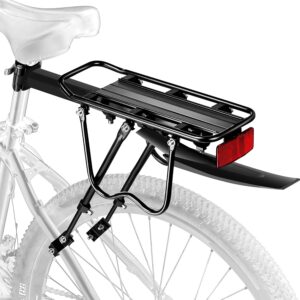 Porte-bagage vélo arrière YONTUO 50 kg - Alliage Alu