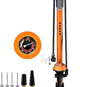 Pompe à pied vélo GOBKO avec manomètre - Haute pression 160 PSI