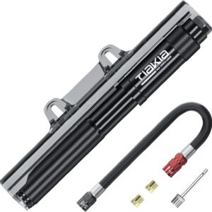 Pompe à vélo Tiakia 260PSI - Valve Presta/ Schrader/ Dunlop