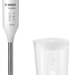 Bosch Mixeur Plongeant ErgoMixx 600W Blanc/Gris