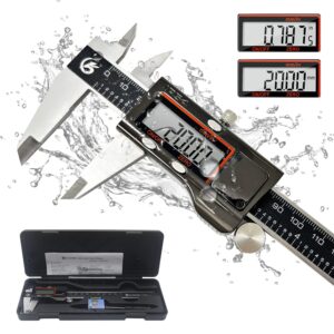 KETOTEK Pied à coulisse numérique 150 mm - Acier inoxydable IP54