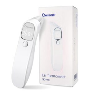 Berrcom Thermomètre Infrarouge Auriculaire & Frontal