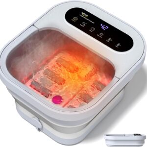 ALLJOY Bain Pieds Massant Pliable, 24°/35-48°C, Thalasso & Infraouge