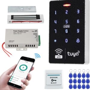 Kit contrôle d'accès RFID Tuya WiFi étanche 125KHz/13.56MHz