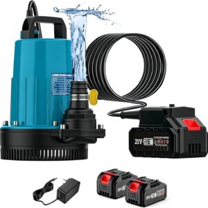 Pompe submersible 11000 L/h sans fil TECKZOON 21V