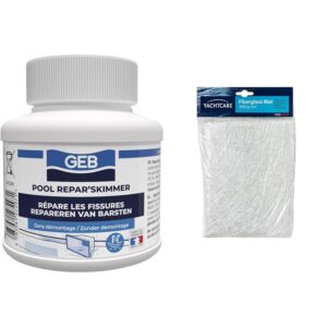 GEB Réparation piscine ABS - Fissures jusqu'à 5 mm - Pot 125 ml