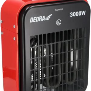 DEDRA Chauffage chantier 3000W - Aérotherme inclinable
