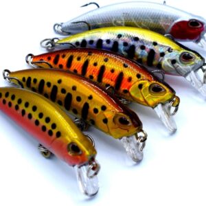 Pack 5 leurres Truite 6cm - trifyd®