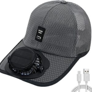Casquette ventilateur solaire 3 vitesses - Credelin
