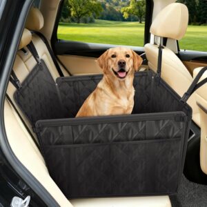 Siège auto chien Looxmeer - Stable, waterproof, jusqu'à 26 kg