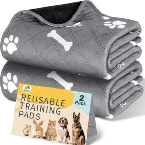 Tapis éducateur pour chien Gimars lavable – Lot de 2 (60x50 cm)