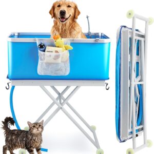 Baignoire surélevée pour animaux NEWTRY - Pliable & réglable