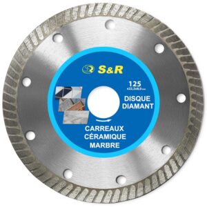 Disque diamant 125mm S&R pour carrelage et marbre