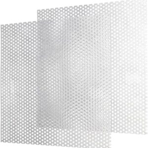 Feuilles aluminium perforées 30x30cm - Pack 2
