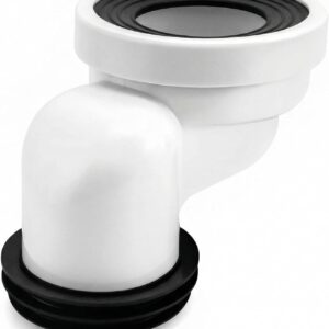 QWORK Connecteur cuvette WC décalé 100 mm