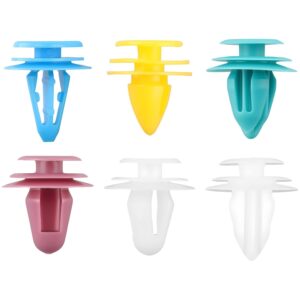 60 Clips Fixation Voiture Plastique 6 Tailles - HAVIRI