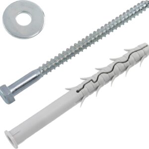 Kit fixation AERZETIX Ø16x180 mm - 10 chevilles + vis M12