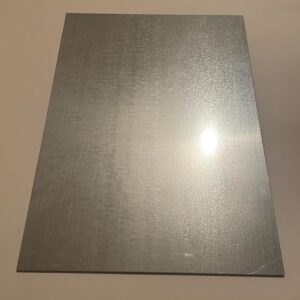 Tôle galvanisée 1,5 mm - 30x70 cm - Acier résistant