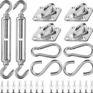 Kit fixation voile d'ombrage 42 pièces acier inox M6