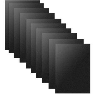 Plaques ABS 210x297mm - 10 feuilles noires 1mm