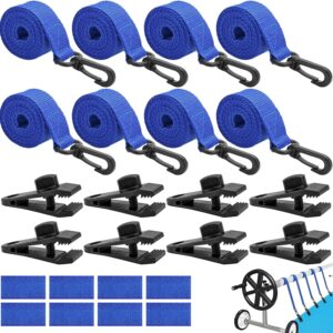 Kit Sangles Enrouleur Bâche Piscine GMMG 8 Pièces