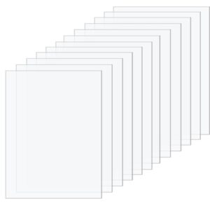 12 Plaques Acrylique A4 Transparent 1mm PMMA - Valyrane