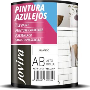 JOVIRA Peinture Carrelage Blanc Brillant 750 ml