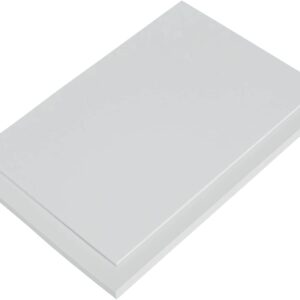 Plaque PVC rigide blanche 20x30 cm 2 mm - S-Polytec
