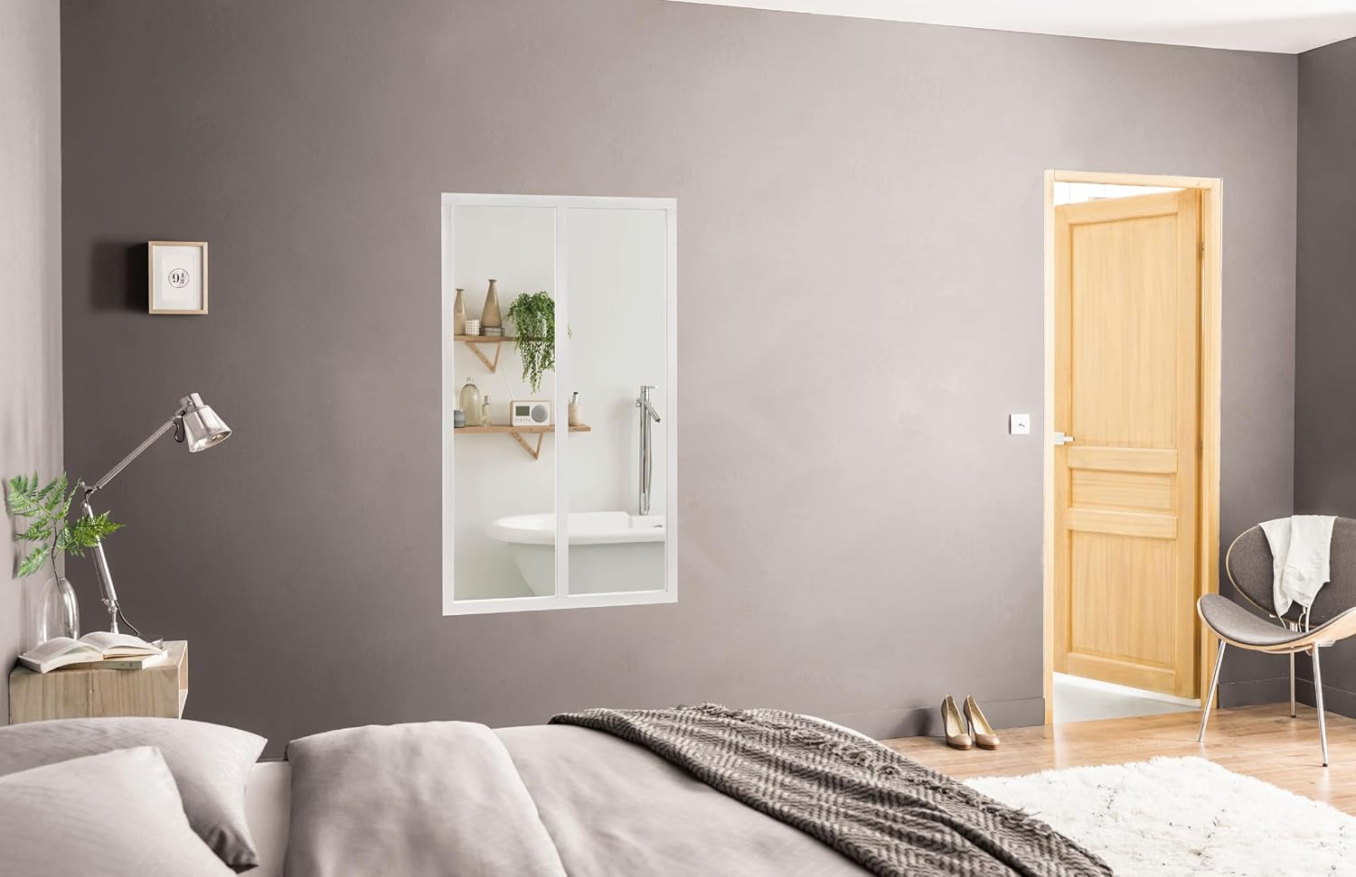 Verrière intérieure Kit Atelier - Blanc RAL 9003 2 vitrages