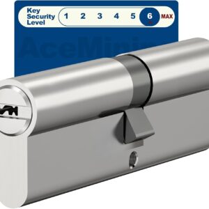 AceMining Cylindre Serrure 90mm Laiton Sécurité Niveau 6