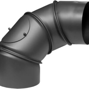 Tuyau de poêle réglable 4 segments 150 mm - Parkanex