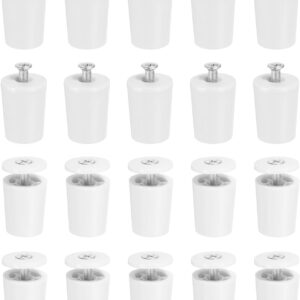Butées Volets Roulants 28mm - Kit 20 Pièces Blanc ABS