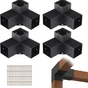 Kit Supports Pergola 4x4 cm VEVOR - 4 pièces