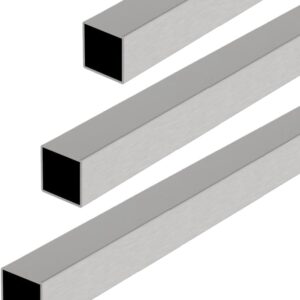 Tube acier inox V2A 40x40x2mm - Garde-corps - 100 à 200 cm