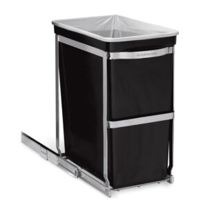 Poubelle coulissante simplehuman CW1124 30L acier