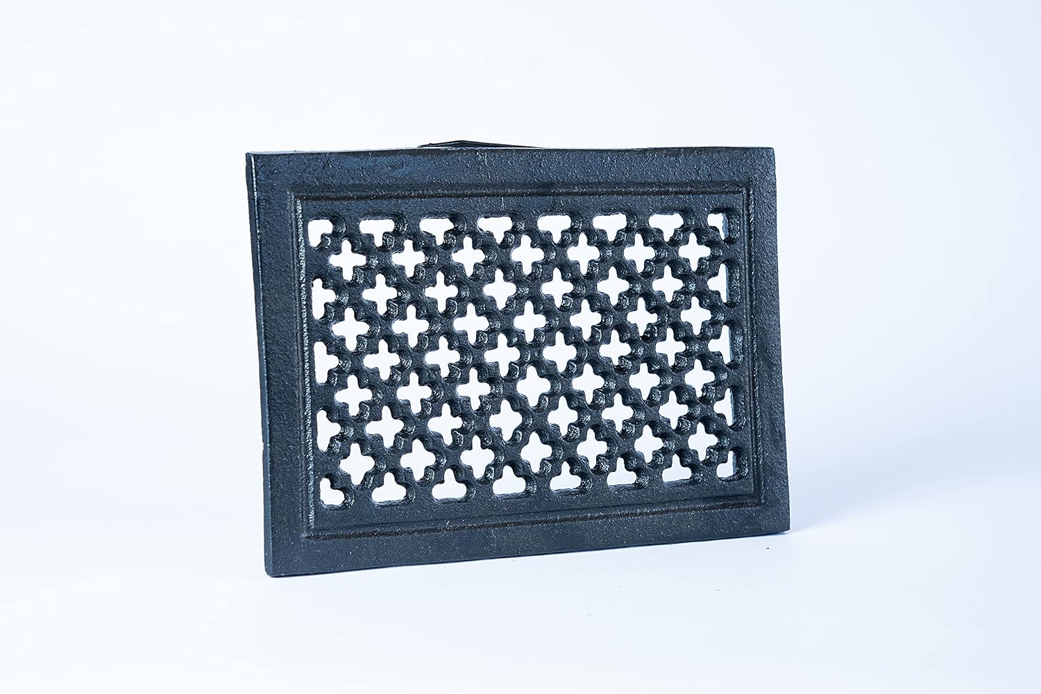 Grille ventilation fonte SEZAM 22,3x15,5 cm noir