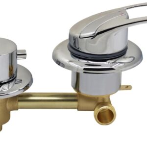 Mitigeur douche encastré 3 voies laiton 10cm