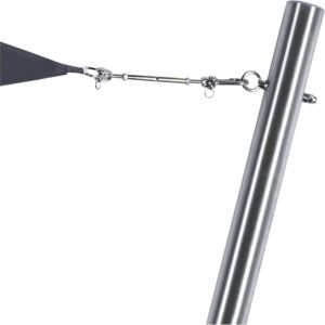 Toldoro® Mât voile d'ombrage 3m Ø70mm - Acier Inox V2A