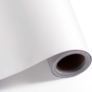 Diboniur Papier Adhésif Meuble 40x300cm Blanc Mat