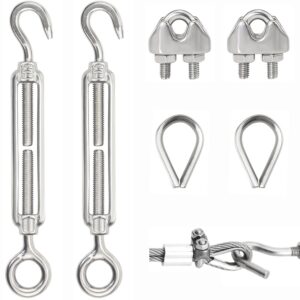 Tendeur inox M5 6 pièces – Système de tension solide