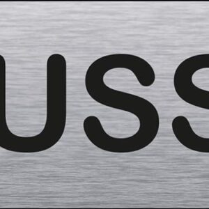 Panneau adhésif Poussez 20x5 cm IberNorma - Aluminium Dibond