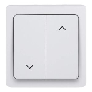 DEBFLEX Blok - Interrupteur Volet Roulant Blanc 70x70mm
