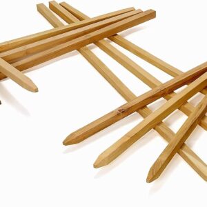 Piquet acacia 3x3 cm – Tuteur bois 100 cm – Nature LOUNGE