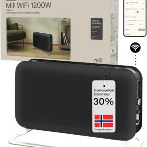 Mill Radiateur Électrique 1200W Connecté – Chauffage Silencieux