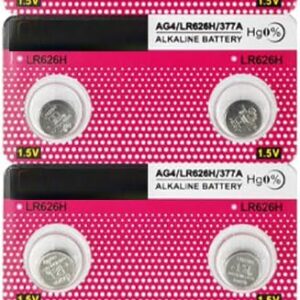 Lot de 10 piles LR626/SR626SW 1,5 V - Haute performance