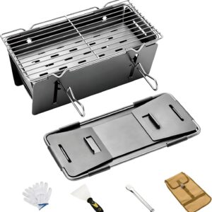 Barbecue portable pliable VYRNEXA 35x23 cm - Vert
